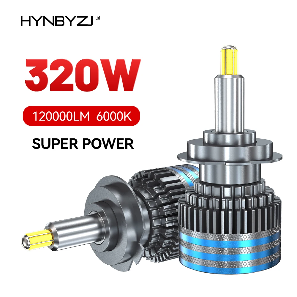 

HYNBYZJ 320W 120000LM 3D 360 H7 LED canbus HB3 HB4 H1 H8 H11 H4 9005 9006 9012 HIR2 Car Led Lights Auto Headlamp Car Headlight