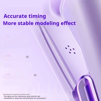 Fer à boucler 32 mm avec ions négatifs, revêtement céramique à l'huile essentielle, anti-brûlure, arrêt automatique, pour femmes 3
