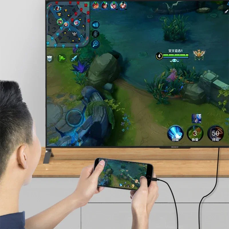 USB-C-디스플레이 포트 케이블 어댑터, USB 3.1 C타입-DP 4K @ 60Hz 케이블, 1.8m, 6Ft