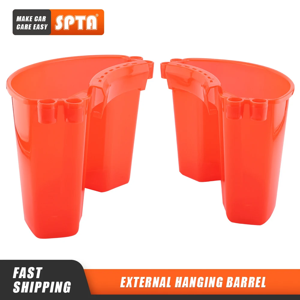 SPTA Universal Bucket Organizer Car Detailing Washing Tool Storage External Hanging Barrel Kit