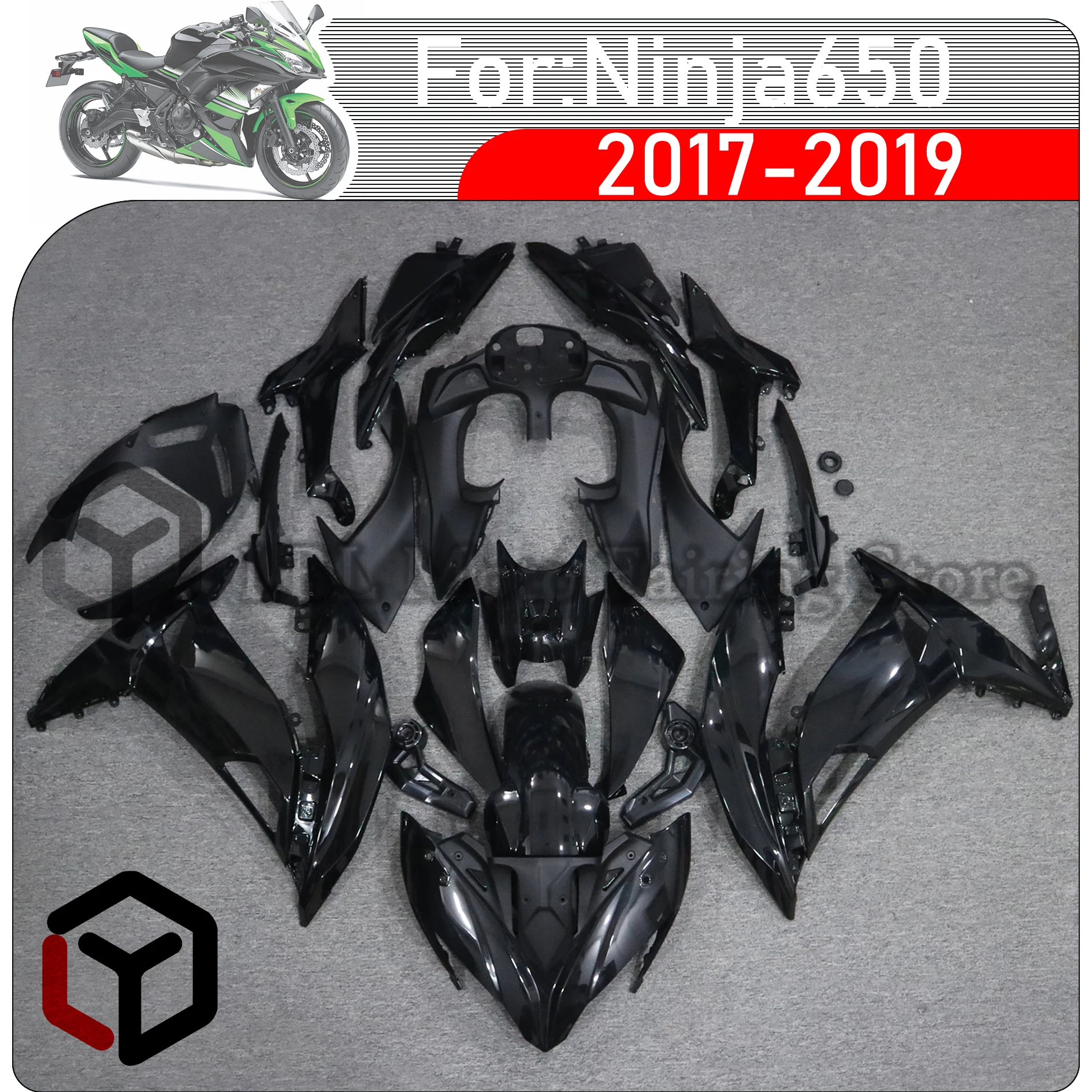 

Полный комплект обтекателей под давлением из АБС для Kawasaki 650 ZX650 EX650 ER6F NINJA650 2017 2018 2019