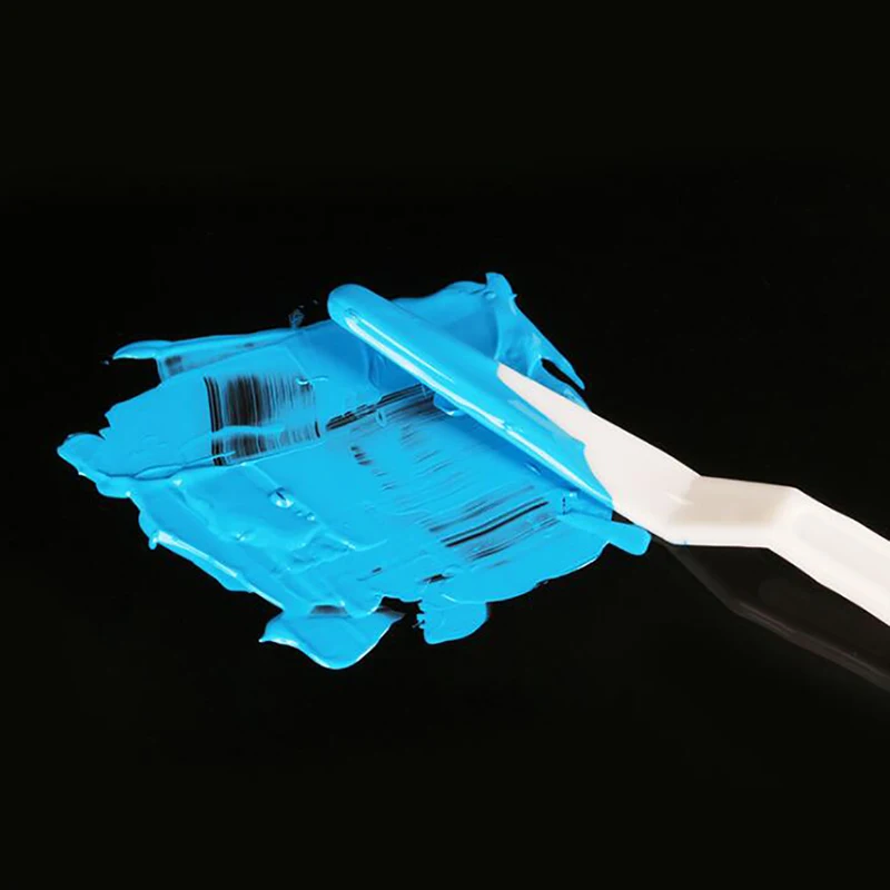 Plastic Oil painting Scraper 6PCS/Set Of Acrylic Gouache Oil Paint Color Palette Utility Knife Art Supplies