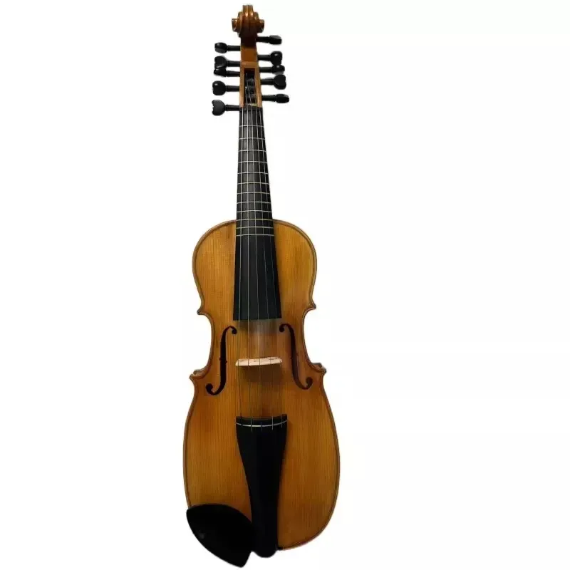 viola da Petto 5+5 strings 18",sweet and rich tone #10342