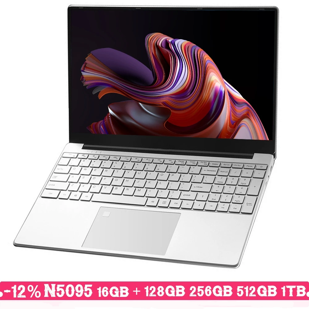 Carbayta Windows 10 11 Ram 16Gb Rom 256Gb 512Gb 1Tb 2Tb Ssd Ultrabook Computer 2.4G/5.0G Wifi Bluetooth Intel N5095 Laptop
