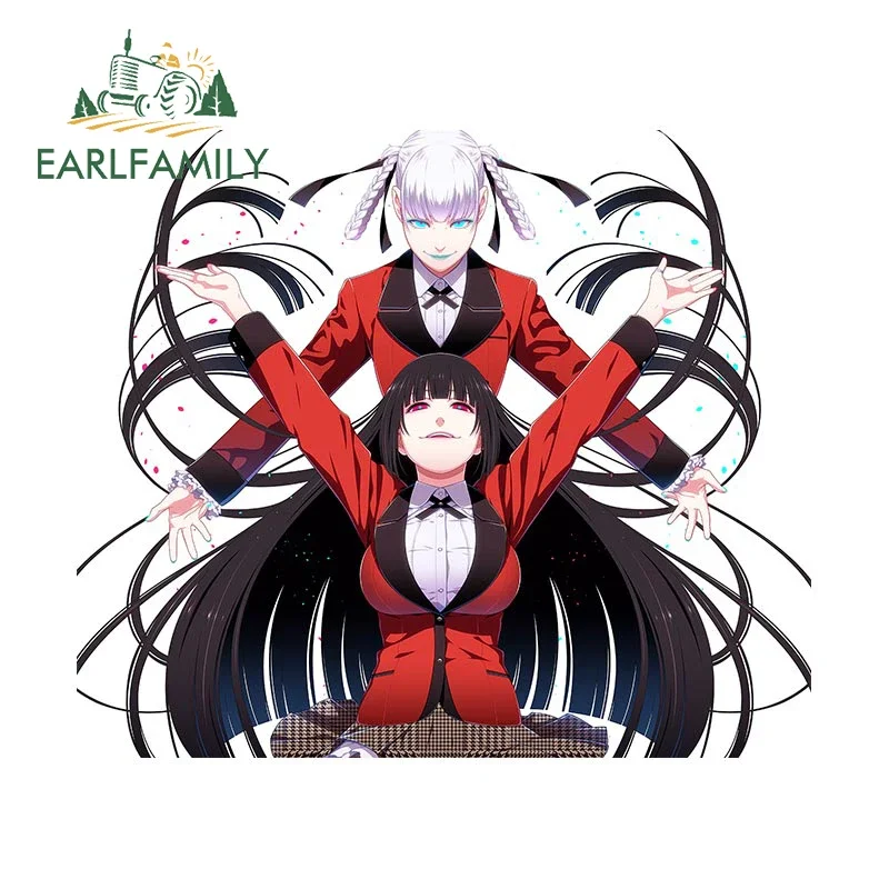 

EARLFAMILY 13 см x 11,1 см для забавных аниме забавных автомобильных наклеек оригинальная наклейка на окклюзию с царапинами креативное украшение на лобовое стекло