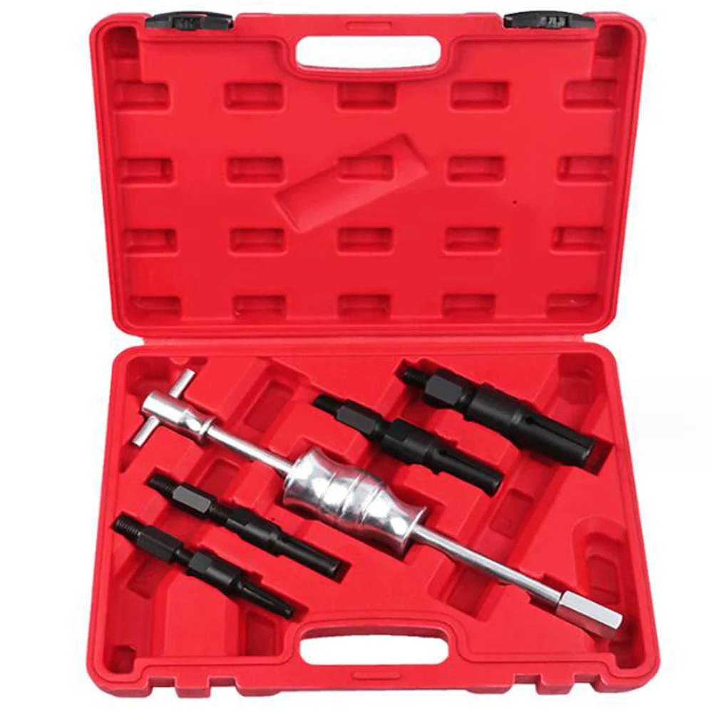 

1Pc 5-Piece Set Of Inner Hole Bearing Puller, Inner Bearing Puller, Sliding Hammer Set, Hle Remover,, Extractor