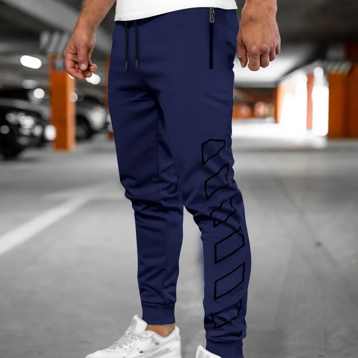 Spring Autumn Trendy Men's Casual Sports Long Pants Night Running Fitness Slimming AE Stock Origin China Skateboard Sport T
