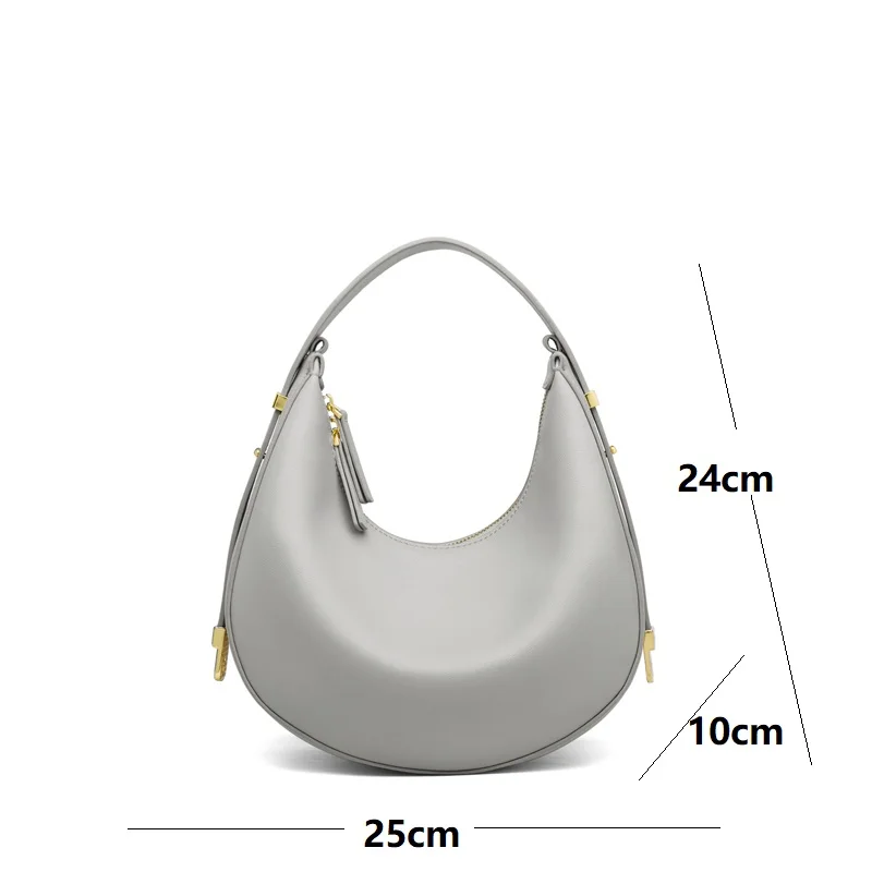 Limited -only few ZOOLER Original Bag Fashion luxury Genuine Leather Bags ladies Women Handbag First Cow Half Moon Purses#SC1005