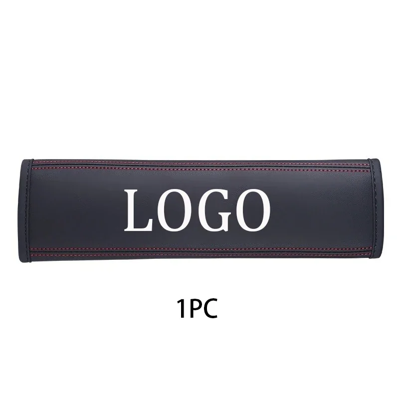 

1pc Top layer cowhide seat belt cover For Toyota BMW AUDI Honda Mercedes Benz Suzuki Renault Hyundai fiat lada Skoda Volkswagen