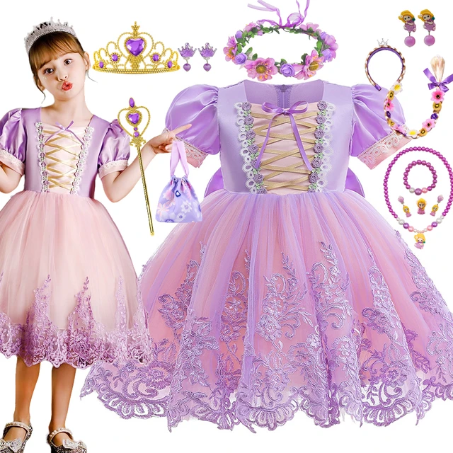 Disney Cinderela Princesa Cosplay Vestido Para Menina Crianças Vestido De  Baile Lantejoulas Carnaval Tutu Puff Malha Roupas Para Presente Aniversário  - Vestidos De Fantasia Para Crianças - AliExpress