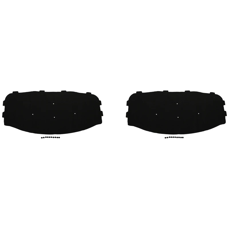 

2X For-BMW 3 Series E46 318I 320 325 330 Cover Heat Insulation Foam Hood Soundproof Cotton Head Front Cover With Clasp