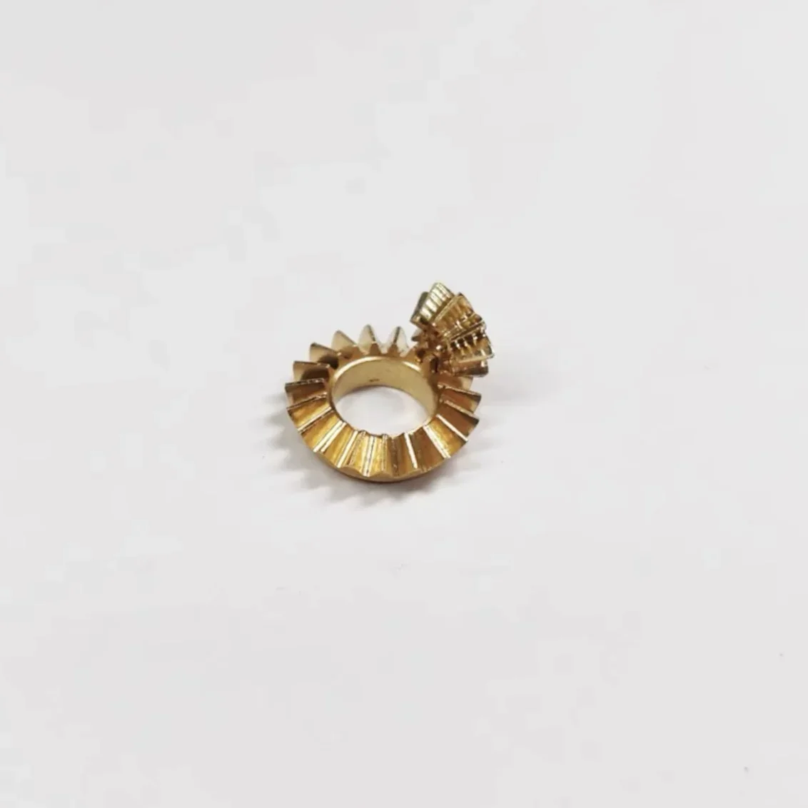 Motor Gear Transmission Gear Precision Brass Bevel Gear 0.5M 9T 19T 90-Degree Reduction Drive DIY Micro Model Car