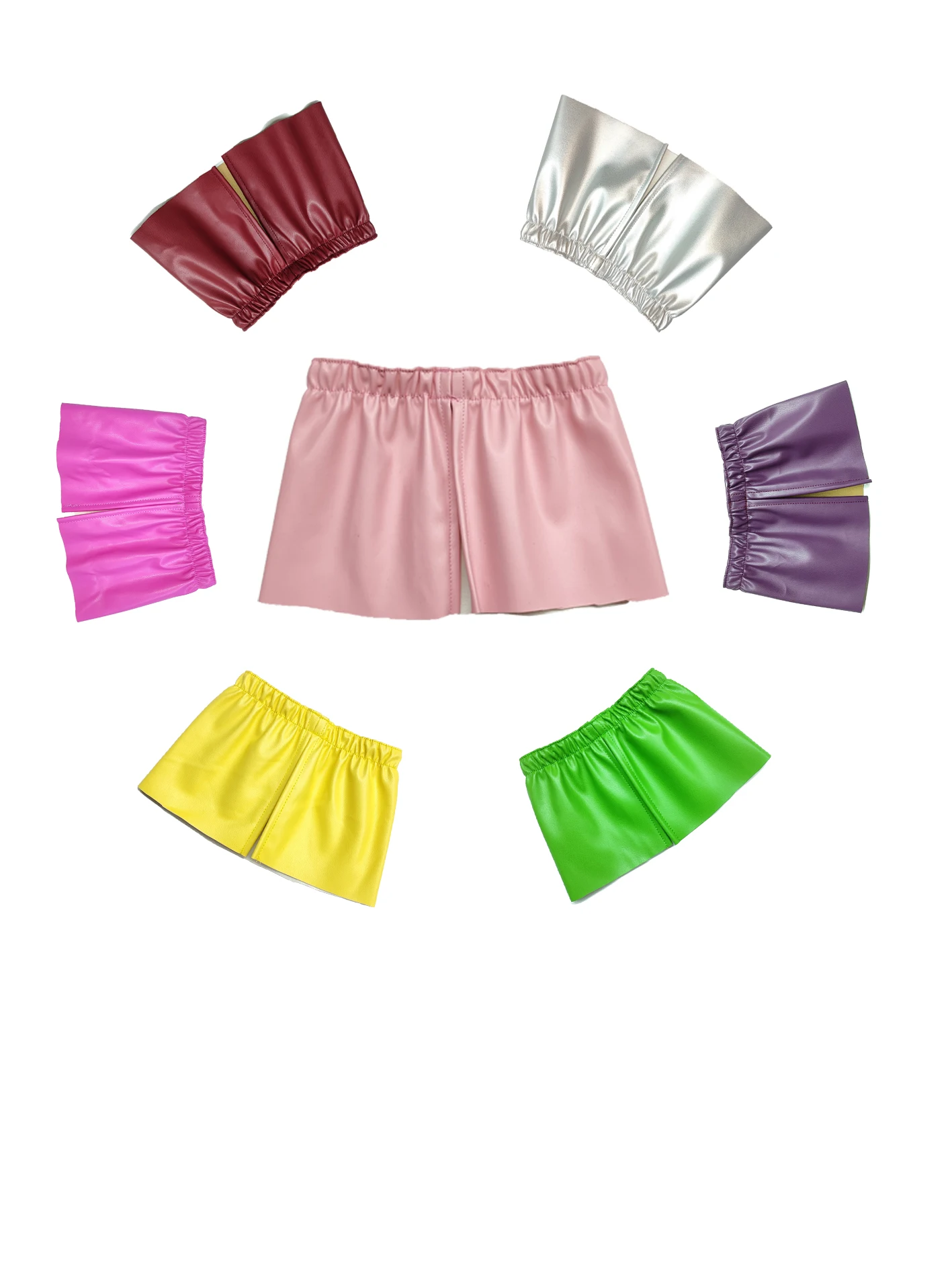 Seven Solid Colors Dog Leather Skirt Summer Autumn Wear High Quality Pet Clothing Suitable for Small Puppy Several Sizes