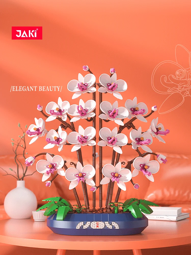 Mini Usine De Bonsai Ensemble De Blocs De Construction,Collection