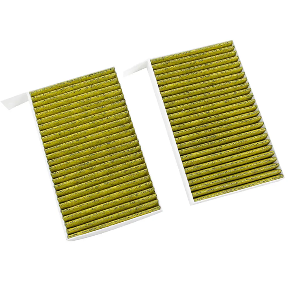 For Tesla Model 3-Air conditioner filter PM 2.5 Car Pollen Cabin Air Filter 2PCS