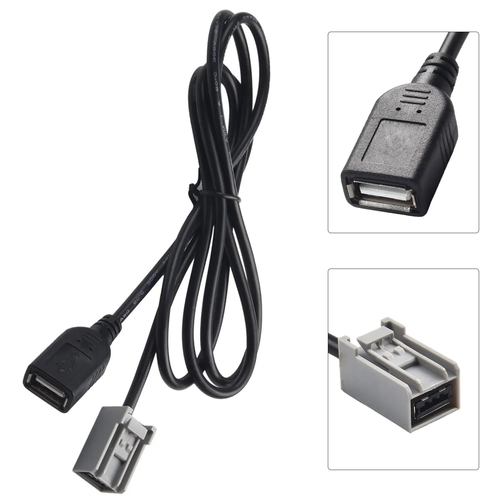 

Car AUX USB Female Cable Adapter Port For-CR-V 2009-2013 For-Accord 2009-2013 For-Odyssey 2009-2013 Data Conversion Cable