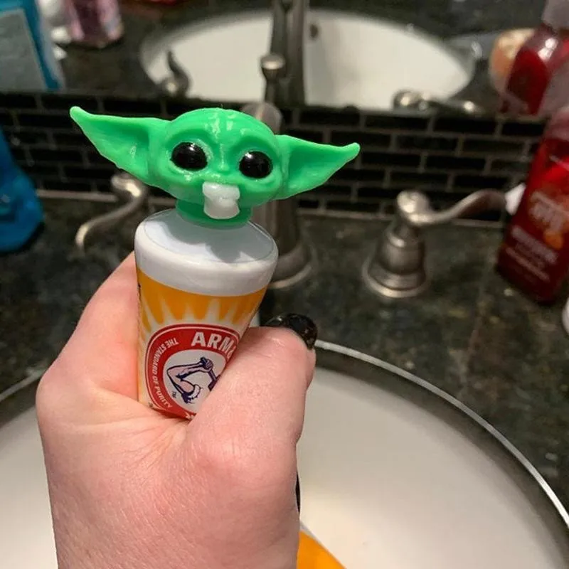 Funny Cartoon Toothpaste Squeezer for Family Kids and Adults, Creative Toothpaste Tube Dispenser, Head Cap 3