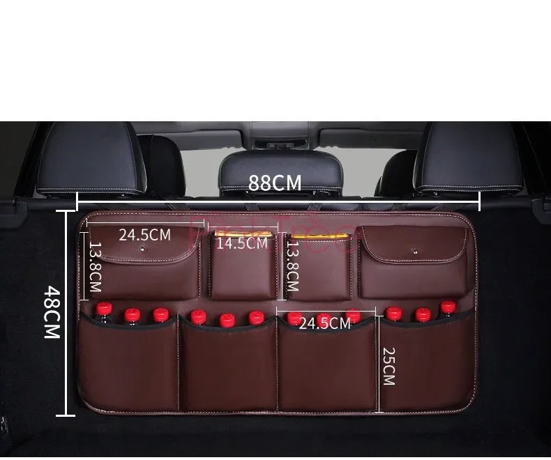 Organizador Maletero Para Mercedes Benz Vito V Class W447 2010-2025 - Bolsa Almacenamiento Trasero, Multiusos, Correas Ajustables