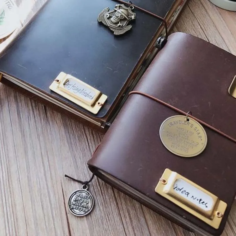 

Vintage Brass Label Plate Index Plate Brand Japanese Traveler's Notebook TN Hand Book Brass Accessories