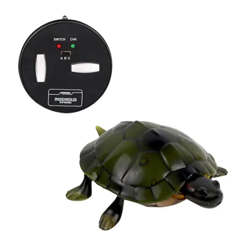 

Remote Control Turtle Toy Infrared Remote Control Simulation Electric Turtle Robot Toy Sea Ocean Animal Figurines Tortoise