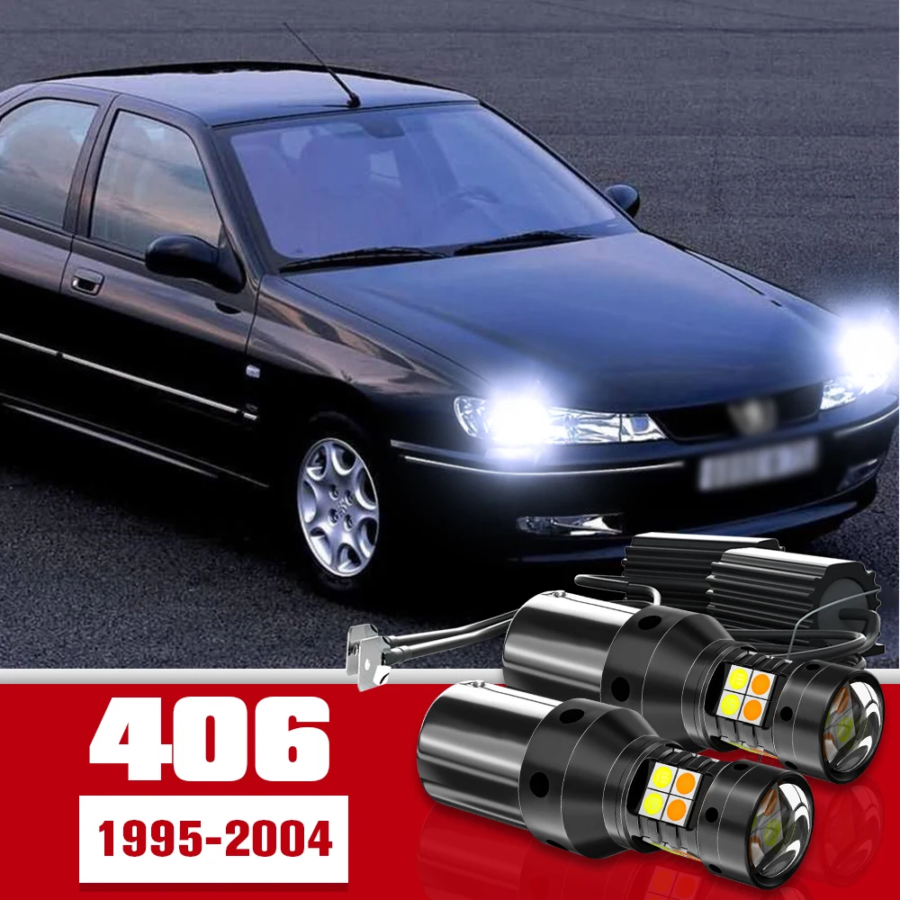 2x LED Seitenblinker Blinker in Schwarz Smoke SET für Peugeot 106 306 406  806 Expert Partner