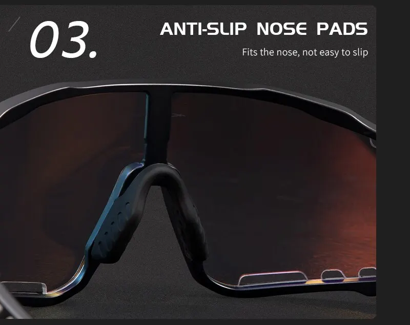 Óculos de sol fotocrômicos KAPOVE para ciclismo, feminino e masculino, MTB, mountain bike, estrada, esportes ao ar livre, bicicleta_voghion.com