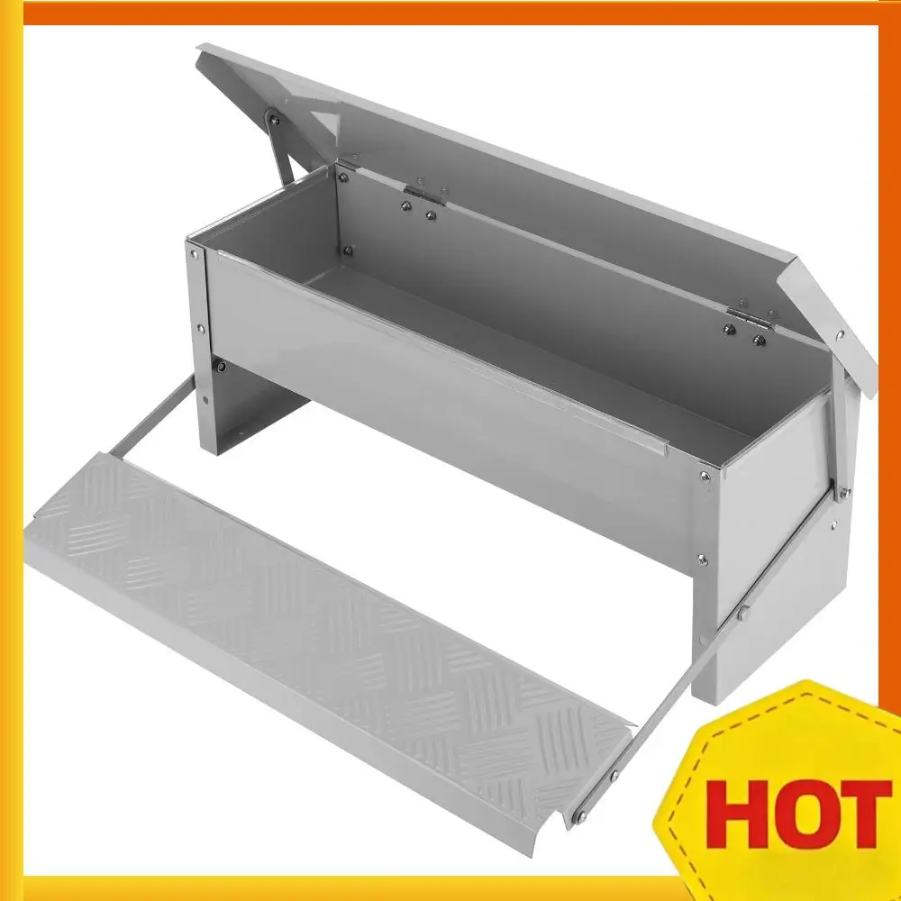 Automatic Chicken Feeder with Weatherproof Lid Rat Proof Chicken Feeder Suitable for Chicken Bantams Poultry Pheasants Etc