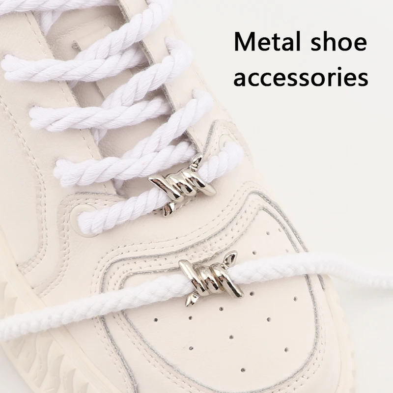 Chaîne Clous Métal Chaussure Ornements Chaussures Métal