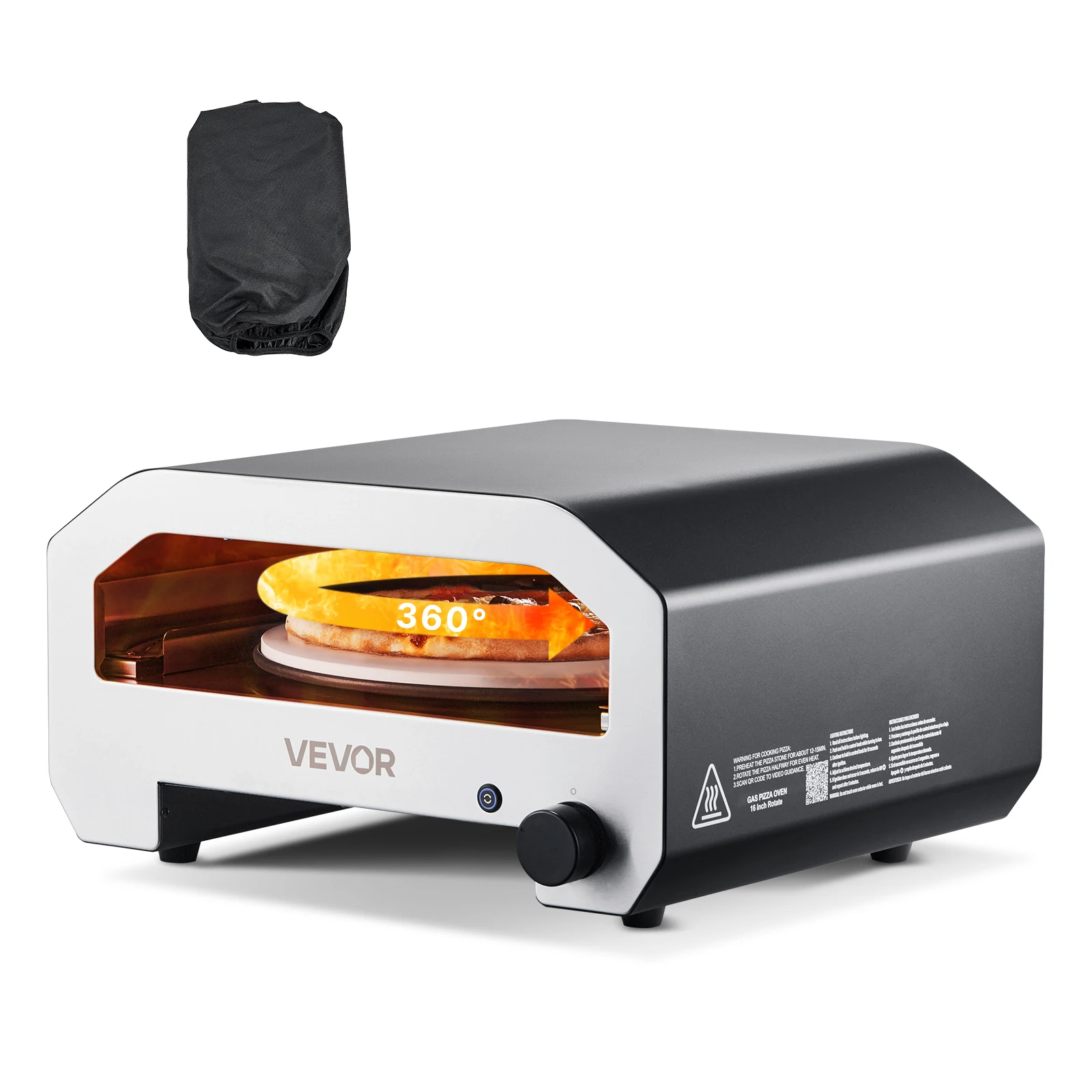 Piec gazowy do pizzy Vevor 16 cali z EU za $228.14 / ~864zł