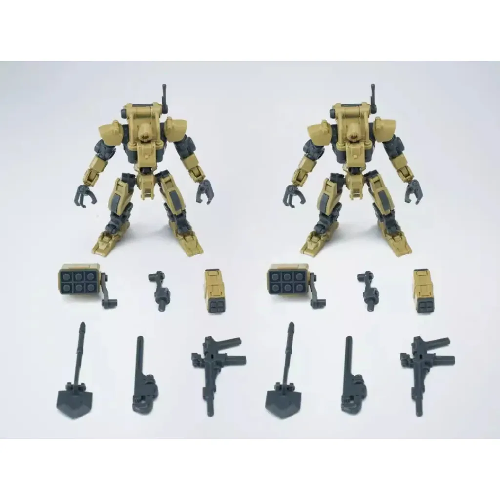 Sheik Mainland 2개/세트 전투 엔지니어 마틴 1/144 조립 플라스틱 모델 키트(피규어 디스플레이용 분리 가능한 부품 포함)