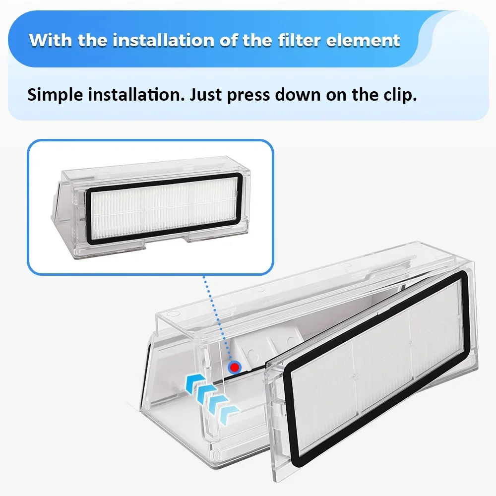Advanced Dust Collection Box with Filter for Robotic Vacuums – Replacement Accessory
