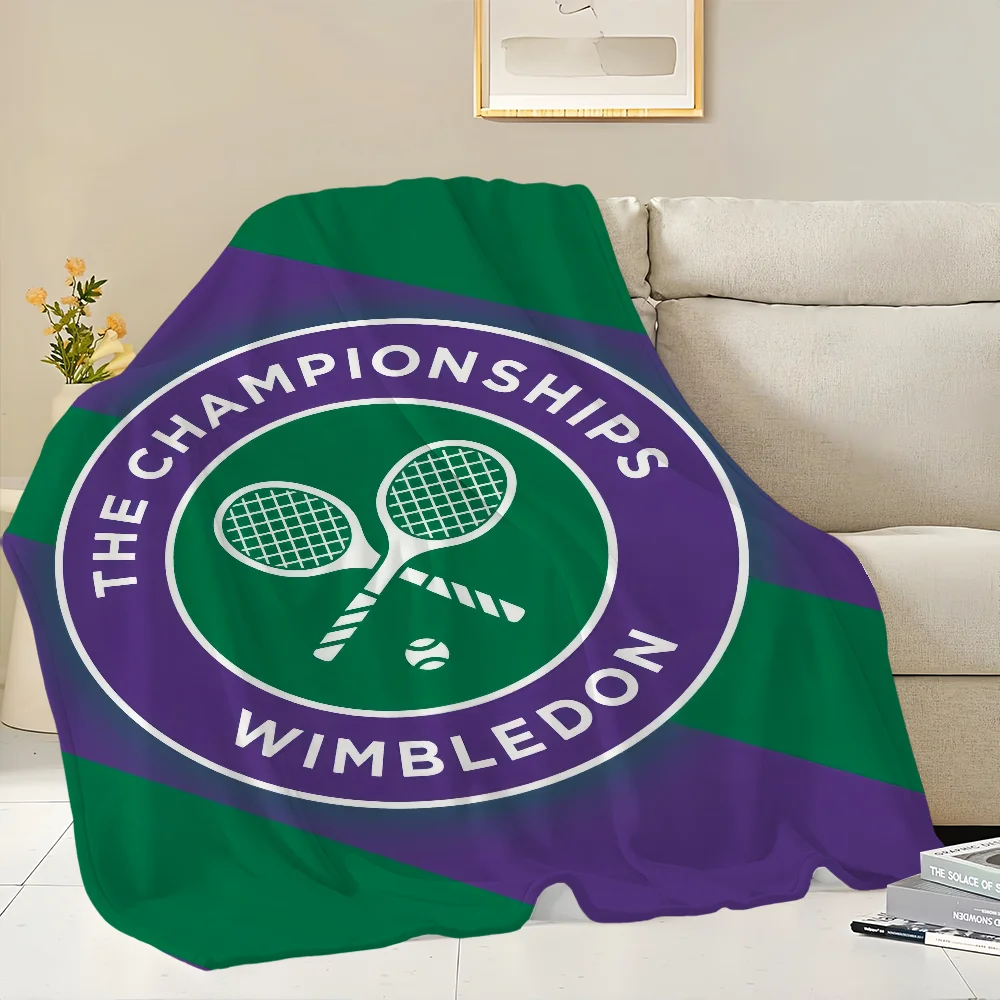 comfort warm soft c-Championships plush blanket w-Wimbledon for sofa living fashion room office bedroom travel Flannel gift 5