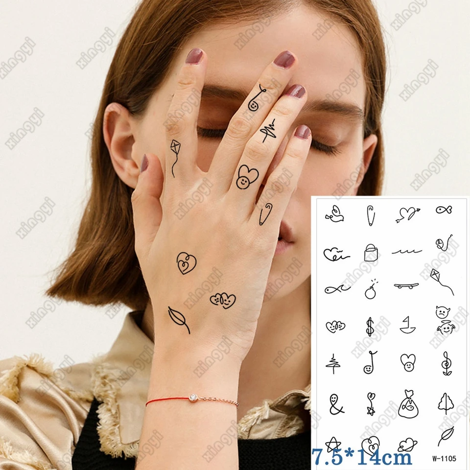 Finger tattoo beautiful DIY temporary tattoo / How to make finger tattoo || finger  tattoo || - YouTube