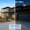 ANRAN 4MP Wifi Solar Battery Camera Kit Surveillance Security System Humanoid Detection Siren Alarm Outdoor Wireless Camera Set 2