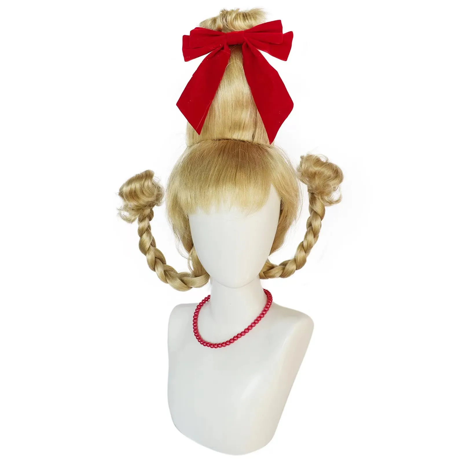 Movie-Stole-Christmas-Cindy-lou-Who-Cosplay-Costume-Cindy-Wig-With ...