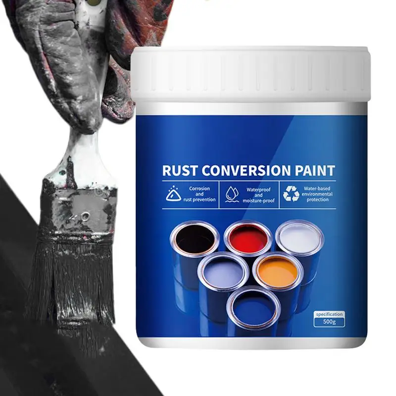 Rust Converter Paint For Metal Weather Resistant Metal Rust Converter Preventive Paint User-Friendly Remover For