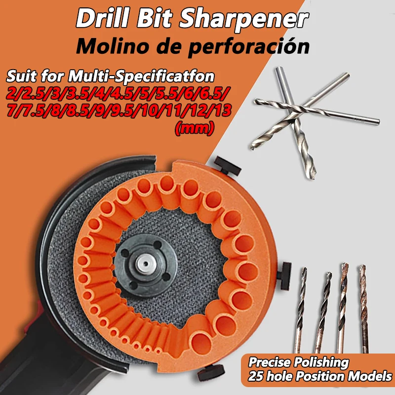 Universal Drill Bit Sharpener and Polishing Tool