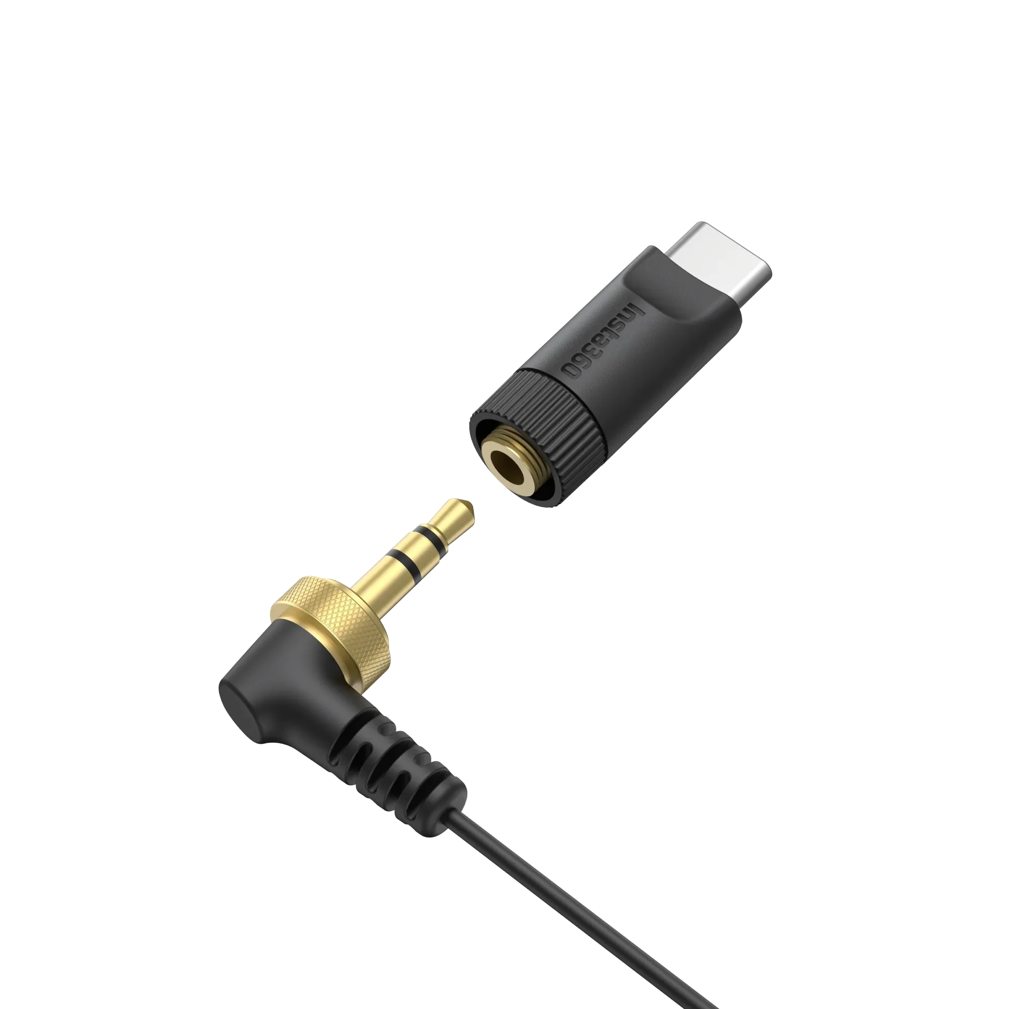 Insta360 Mic Pro USB-C - 3.5mm 잭 어댑터 Insta 360 Mic Pro 액세서리용 클립온 마이크 어댑터 커넥터