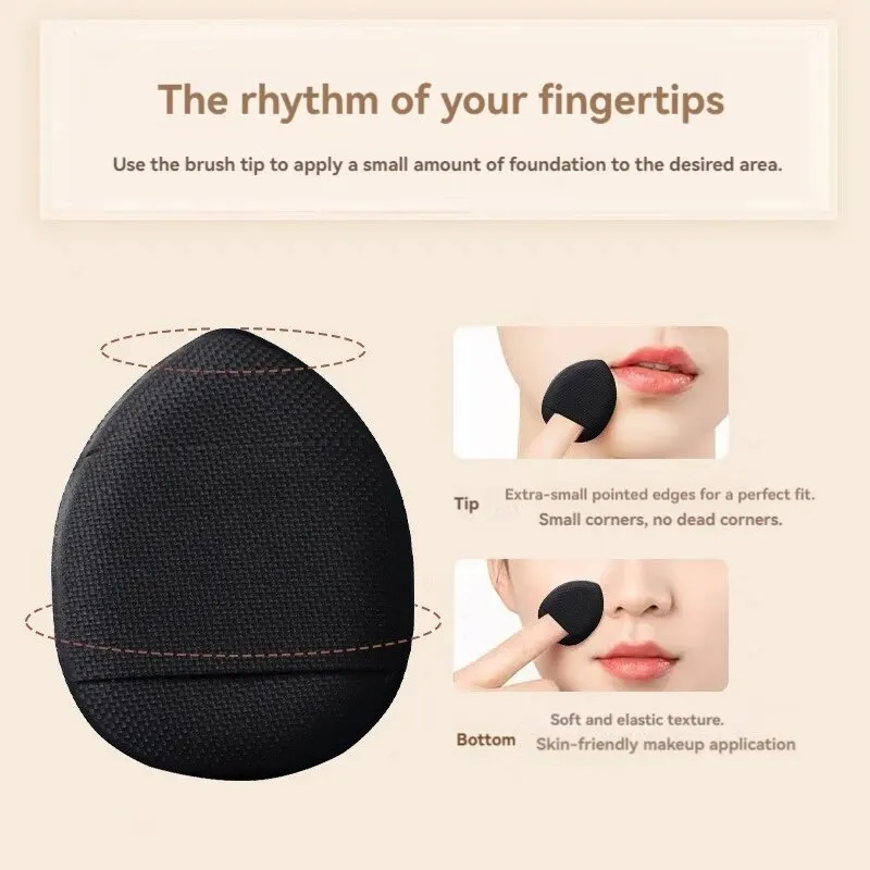 Hypoallergenic Eye Brush Set-Soft Bristle Smudge & Cut Crease Brushes, Precision Eyeliner & Detailing Tools (Vegan/Cruelty-Free)