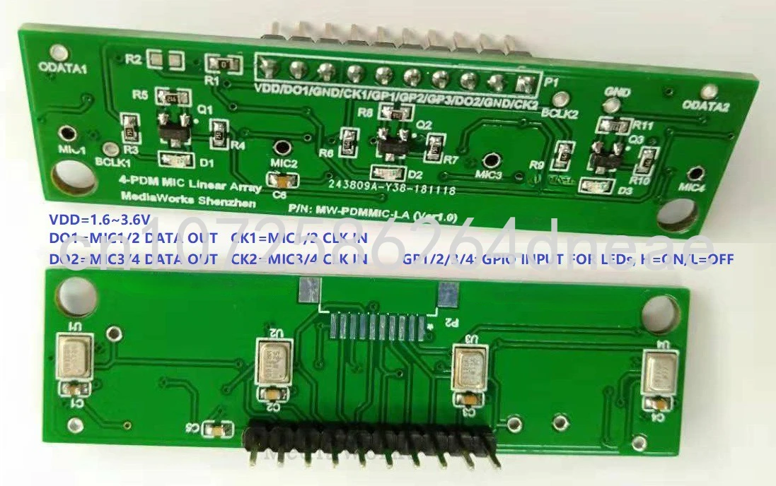 

Цифровая Кремниевая микрофонная линейная панель MEMS