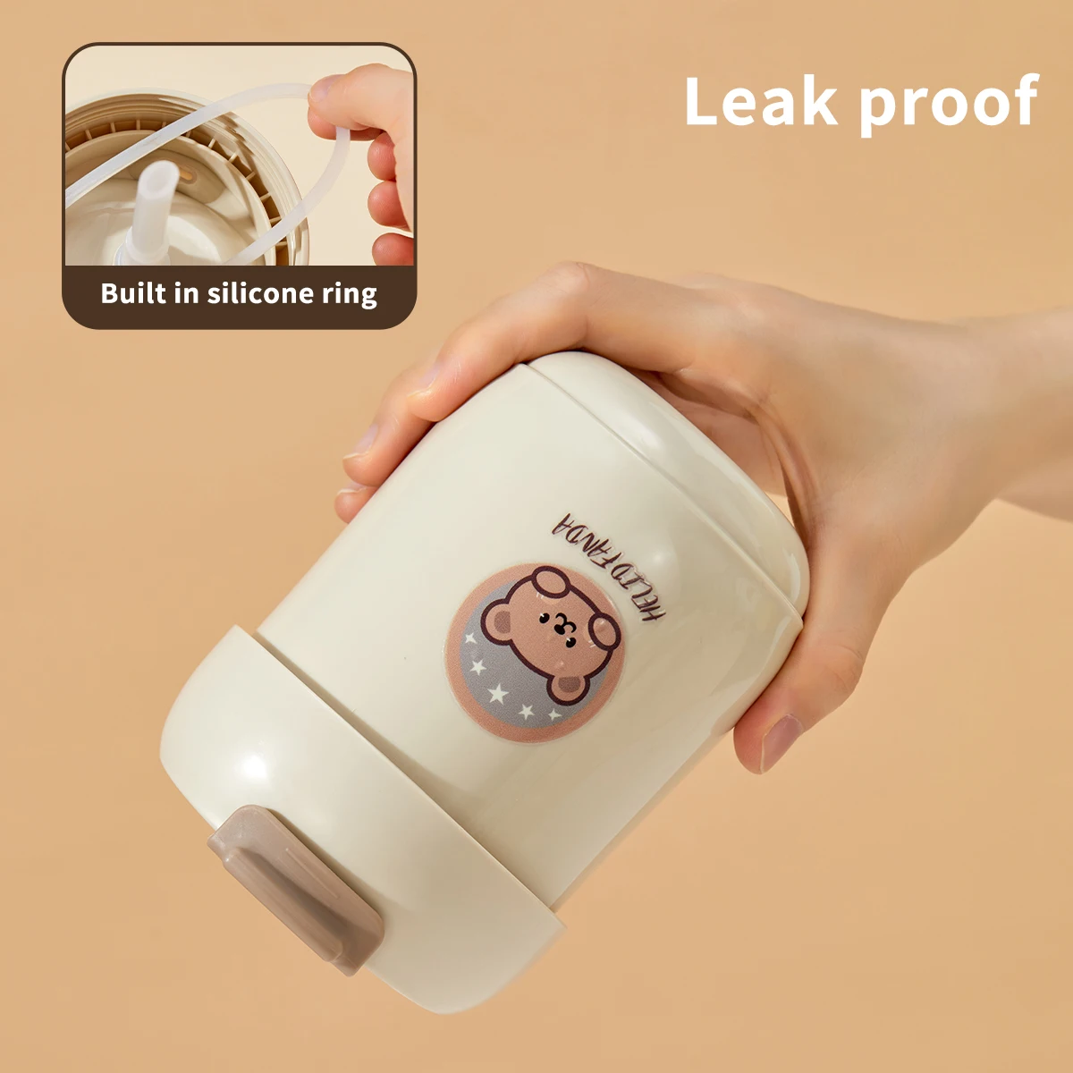 WORTHBUY 316 스테인리스 스틸 빨대 물병, 더블 음료 물컵, 휴대용 텀블러, 어린이 성인용, 300 ml, 360ml