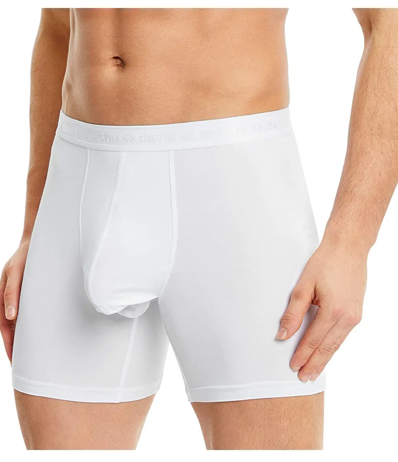 DAVID ARCHY Boxer da uomo traspiranti ultra morbidi in maglia