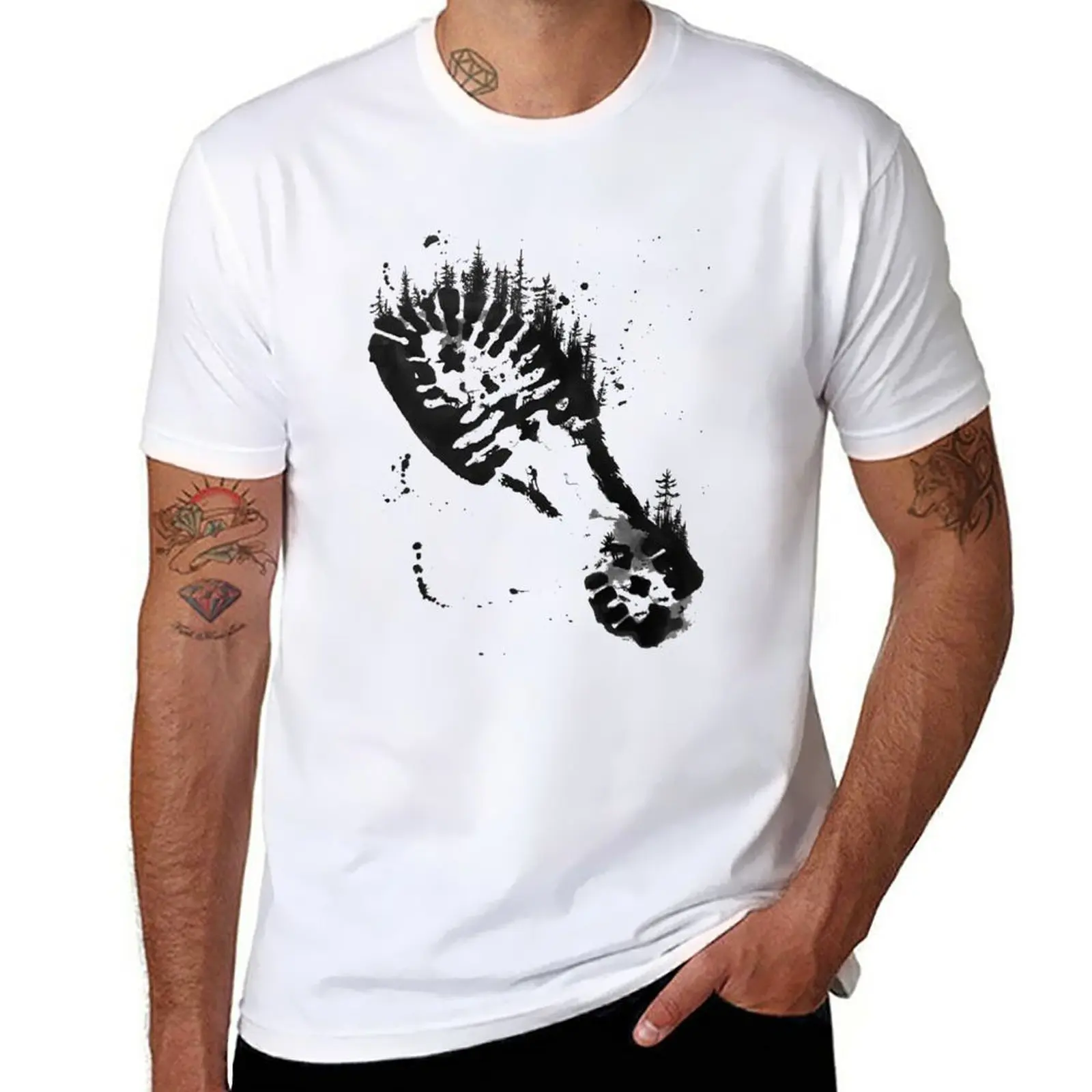 

Tread - In Black T-Shirt boys whites vintage Blouse sweat plain black t shirts men
