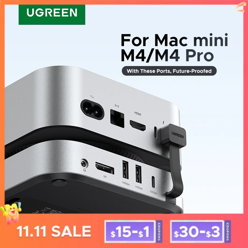 UGREEN Mac mini M4用 ドッキングステーション＆スタンド｜NVb Amazon | UGREEN Mac mini M4用 ドッキングステーション＆スタンド