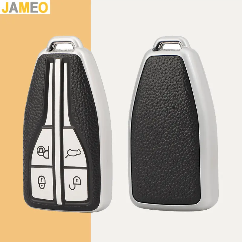 Custodia Per Chiave Auto In Pelle Tpu Per Hongqi Hs5 H5 H9 Hs7 H7 L5 Hs3 L9 Accessori Per Portachiavi A 4 Pulsanti