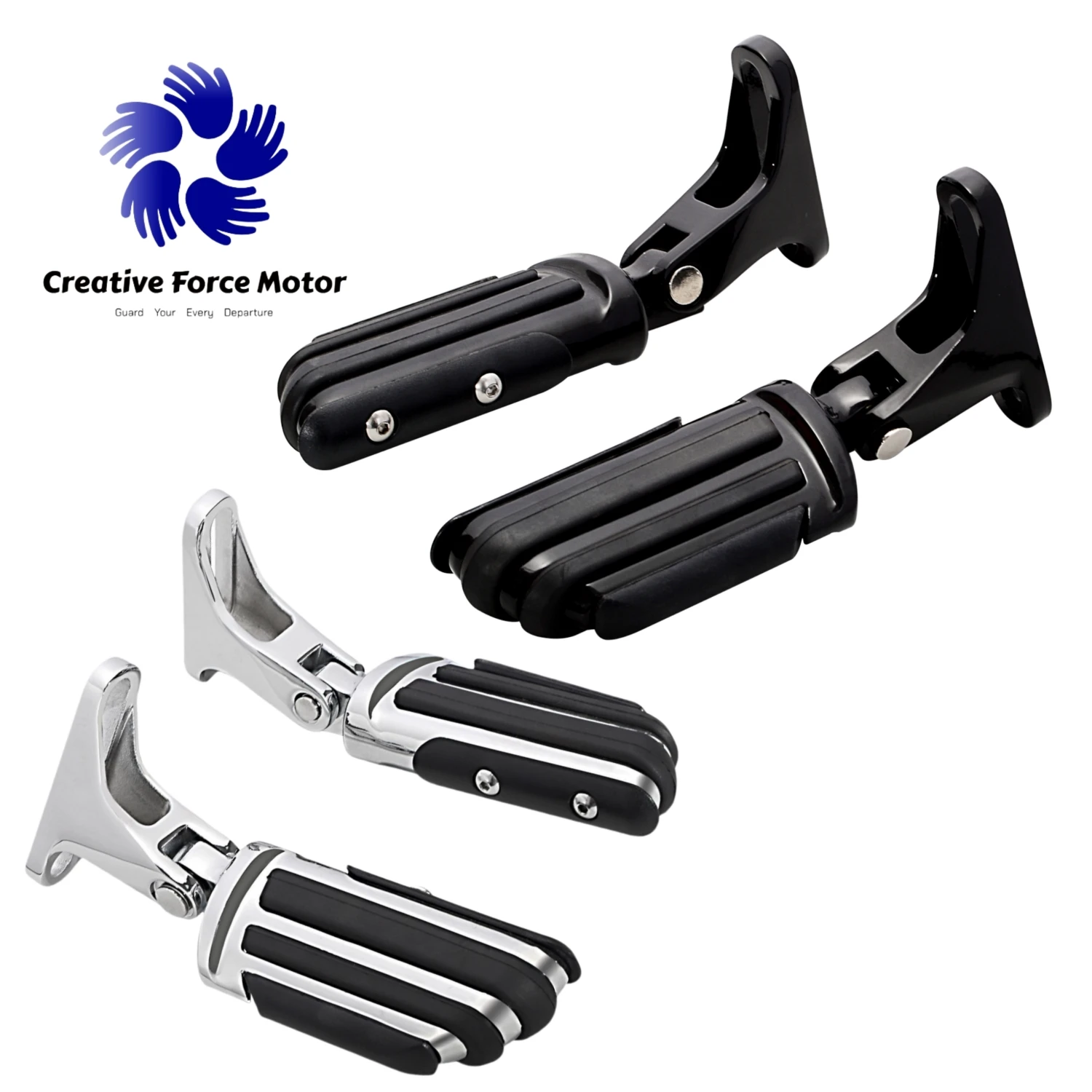 Reposapiés trasero de pasajero para motocicleta, reposapiés plegable para Harley Davidson Touring Road King CVO Street Glide Ultra Classic Electra Glide FLHTK 1993-2024 accesorios moto
