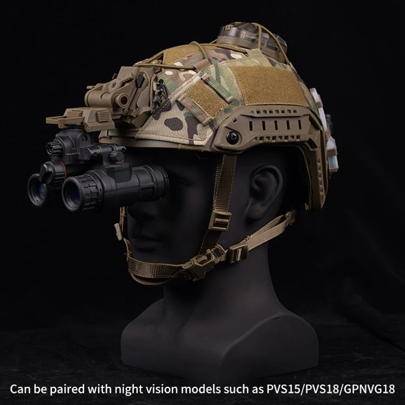 L4G24 NVG Mount Bracket Holder Foldable Night Vision Goggles Mount Helmet Stent Nylon Helmet For PVS15 PVS18 GPNVG18, nvg bracket