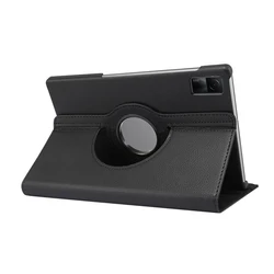 360° Rotating Flip Stand PU Leather Tablet Case Cover for Mi Pad 6 Pro 11inch (Black)