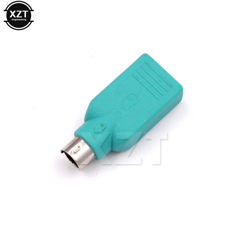 PS2 PS/2 Male to USB Female 어댑터 컨버터, USB 키보드 마우스 어댑터 컴퓨터 액세서리, 1 개