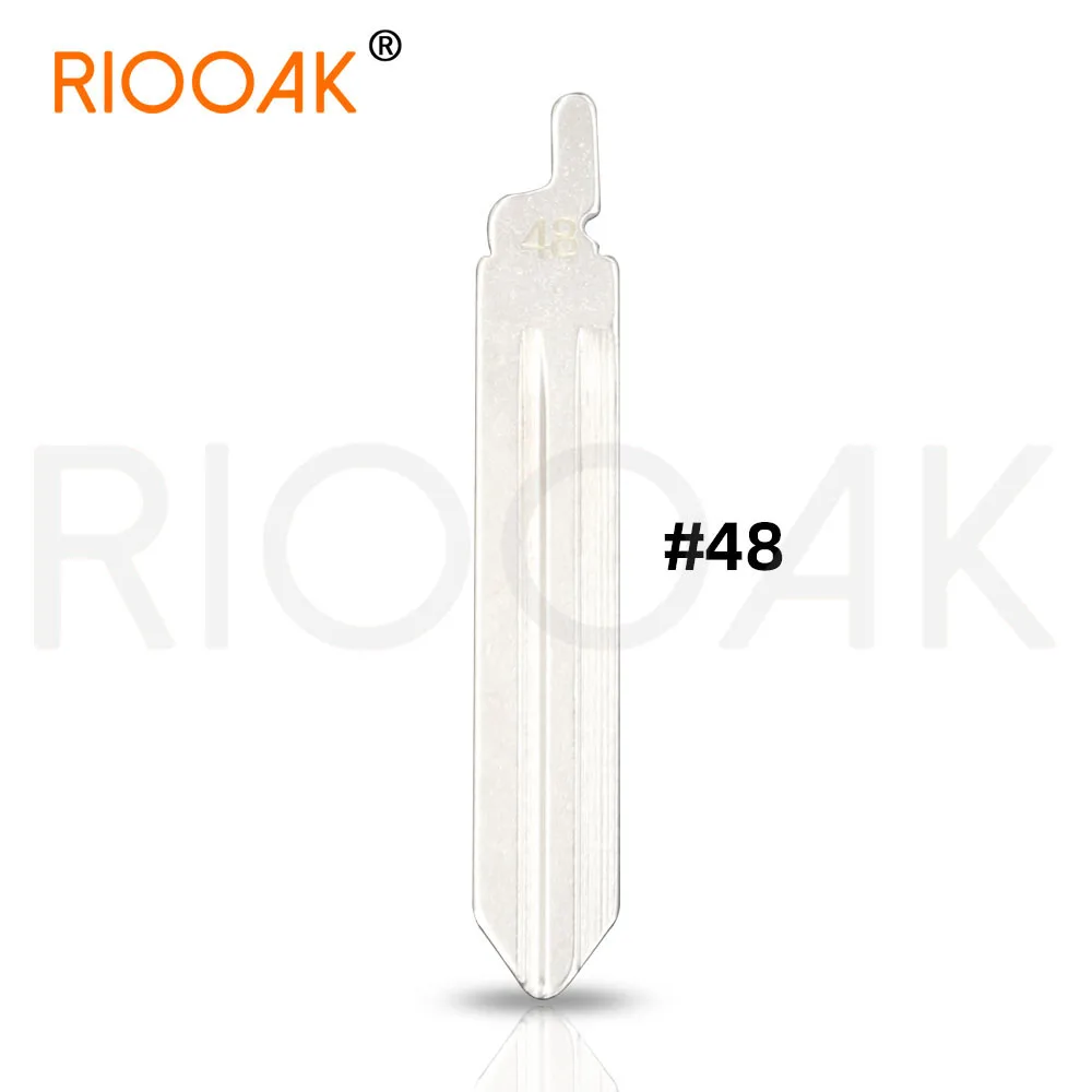 10pcs Replacement Metal Blank Uncut Flip Remote Car Key Blade #48 NSN14 for Nissan Original 2014 Remote, car remote key,car key